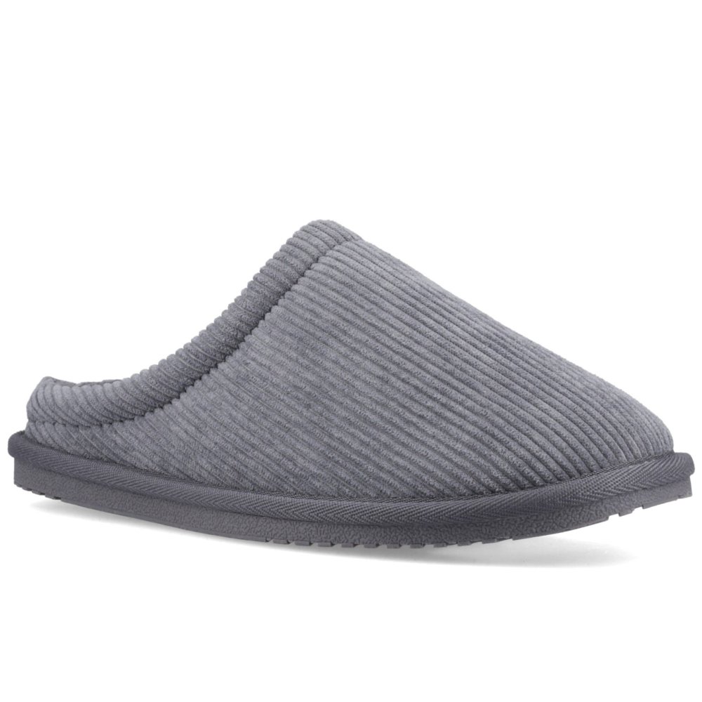 Hush Puppies Men's Grey Calvin Slippers Colour: : Size 11