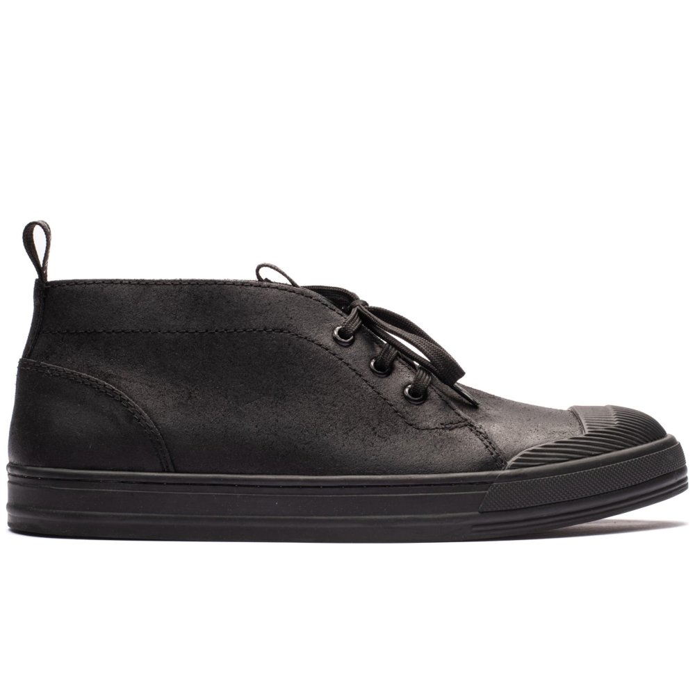 Base London Men's Black Rise Chukka Boots Colour: : Size 11