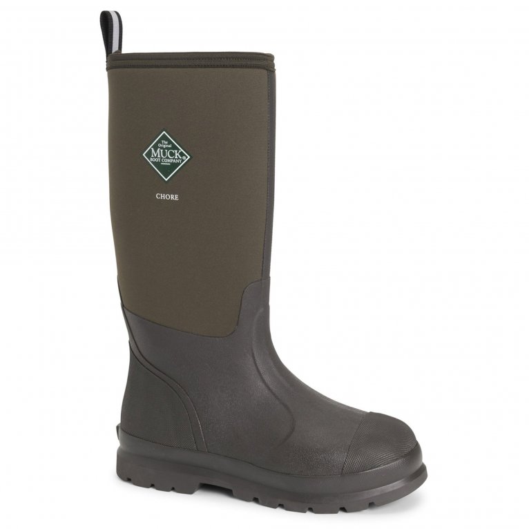 Muck Boot Co Youth Chore Classic Kids Rubber Boot, Plain Toe, 11 In Height Brown 7 Kch9ck M C70
