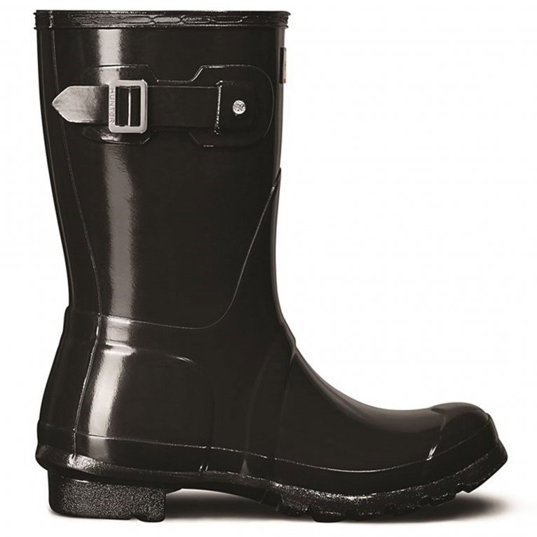 Hunter Women's Original Short Wellingtons - Black - Size 6 - Rubber Boots - Image 3