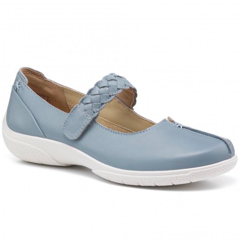 Chaussures Hotter Shake II Wide Pour Femme - Confort Et Style En Cuir Et Textile