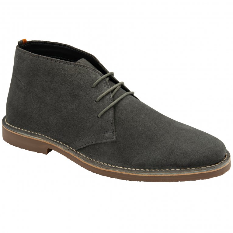 Frank Wright - Men's - Desert Boots - Size 11 - Suede - Grey - Image 2