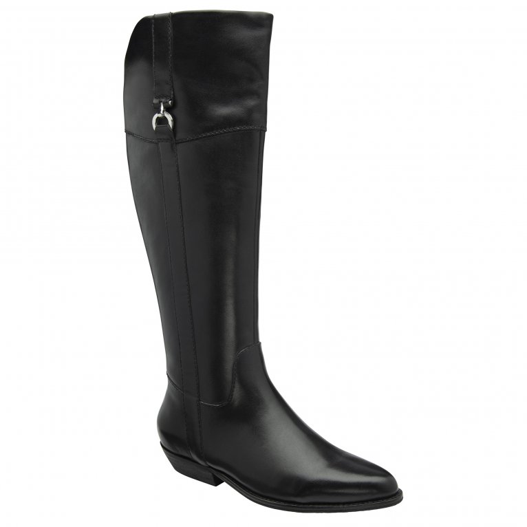 Ravel Women's Black Forge Knee High Boots Colour: : Size 3