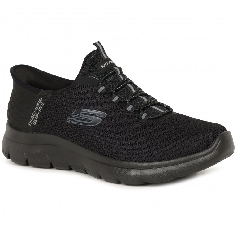 Skechers Men's Slip-In Summits Wide Trainers - Black - Size 8 - Image 2