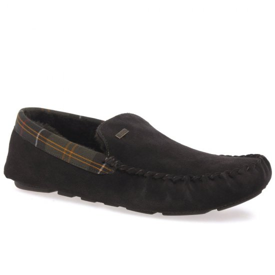 Monty Mens Full Moccasin Slippers