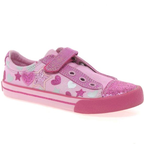 Glitter Be Infant Girls Canvas Shoes