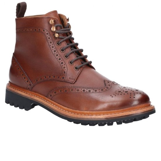 Rissington Commando Mens Lace Up Boots
