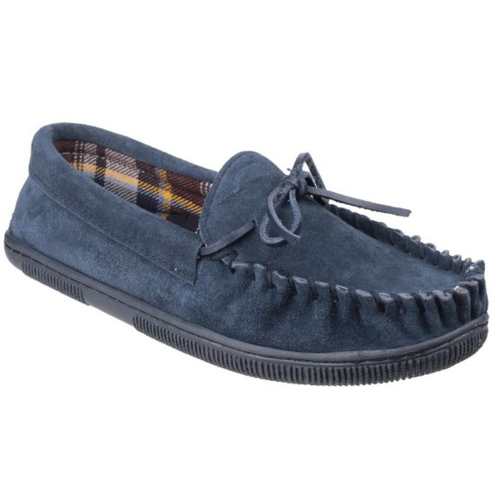 Alberta Mens Moccasin Slippers