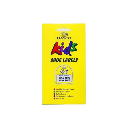 Kids Shoe Labels -  6 Pack (8701)