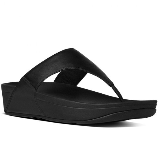 Lulu Leather Womens Toe Post Sandals