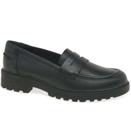Junior Casey Slip Girls School Shoes
