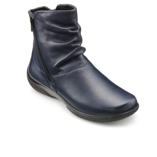 Whisper Womens Leather Wide Fit Ankle Boots