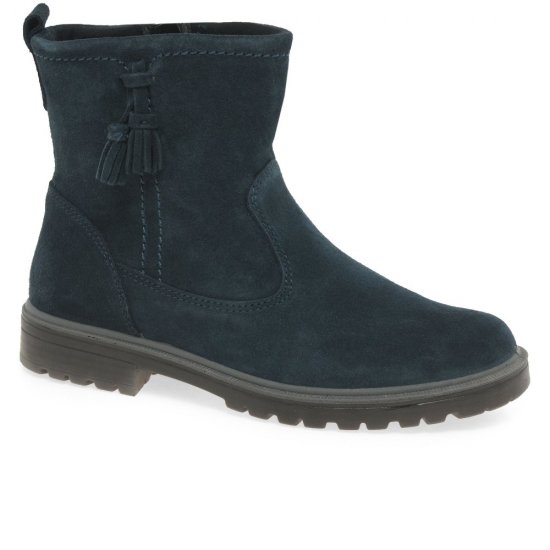 Poppy Tassel Girls Ankle Boots