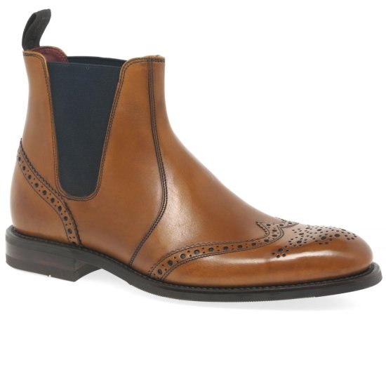 Hoskins Mens Brogue Chelsea Boots
