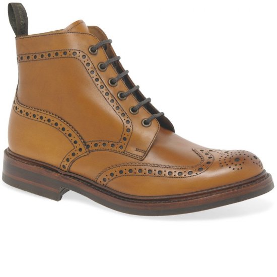Bedale Men's Lace Up Brogue Boots