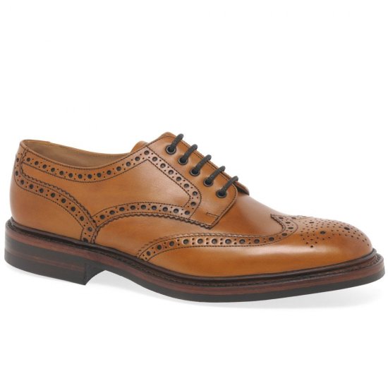 Chester Dainite Mens Tan Leather Brogues