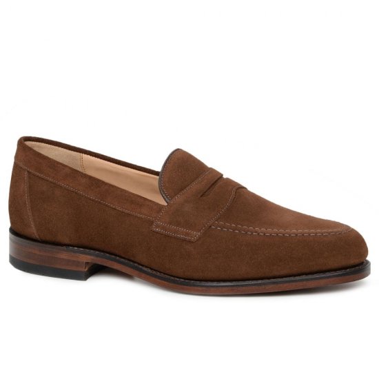 Imperial Mens Suede Penny Loafers