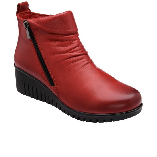 Cordelia Womens Wedge Ankle Boots