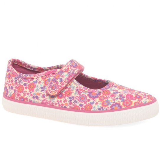 Busy Lizzie Girls Infant Canvas Shoes