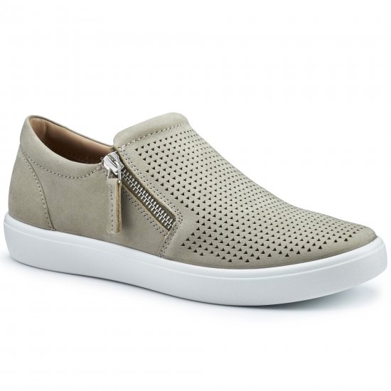 Daisy Womens Wide Fit Slip On Trainers