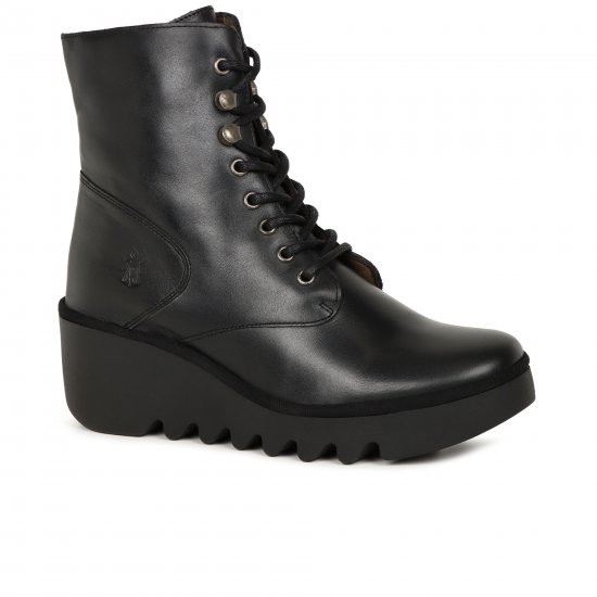 Birr Womens Wedge Heel Boots