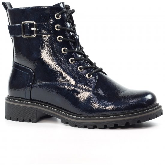 Parlour Patent Womens Ankle Boots