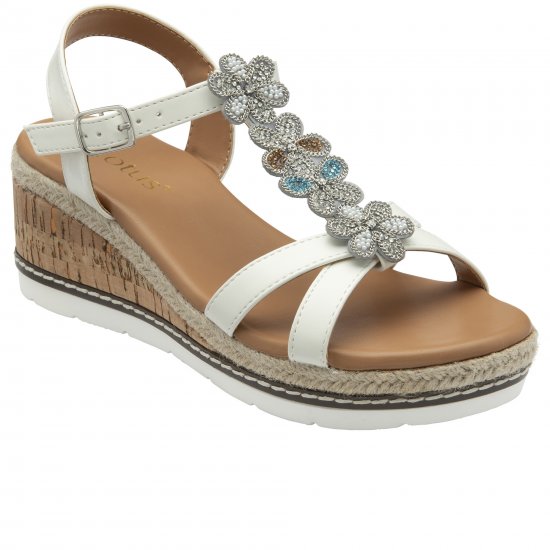 Letica Womens Wedge Sandals