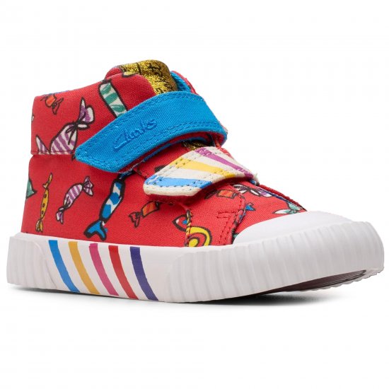 RD Foxing Hi Kids Hi Top Canvas Shoes