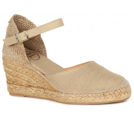 Caldes Womens Wedge Heel Espadrille Sandals