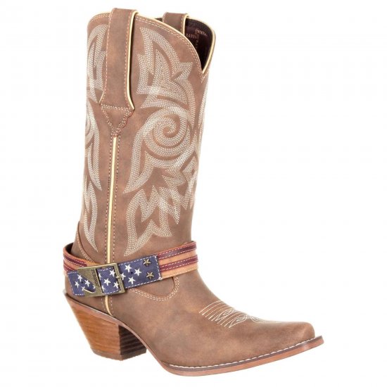 Crush Flag Womens Western Boots