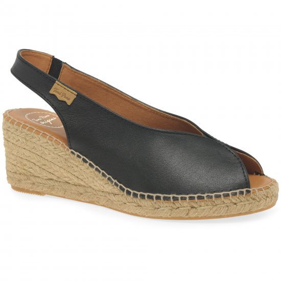 Laila Womens Wedge Heel Espadrille Sandals