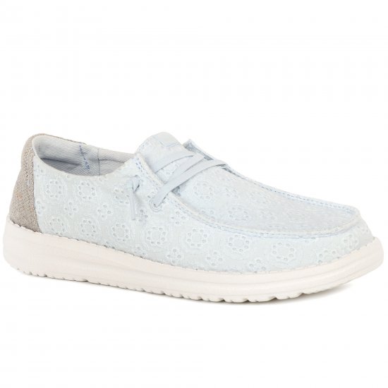 Wendy Eyelet Lace Womens Canvas Shoes