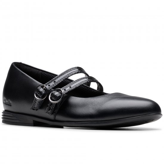 Finja Bar Y Girls Senior School Shoes