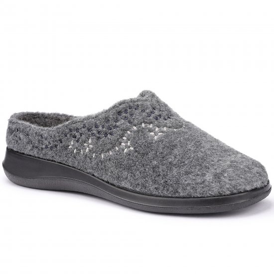 Cuddle Womens Wide Fit Slippers
