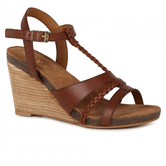 Ardo Womens Wedge Sandals