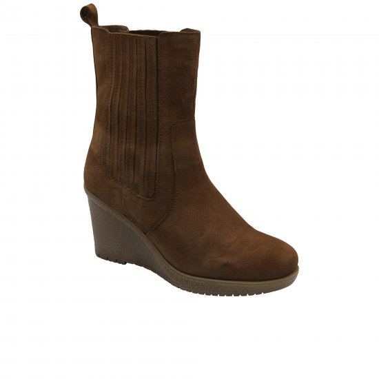 Calvay Wedge Heeled Ankle Boots