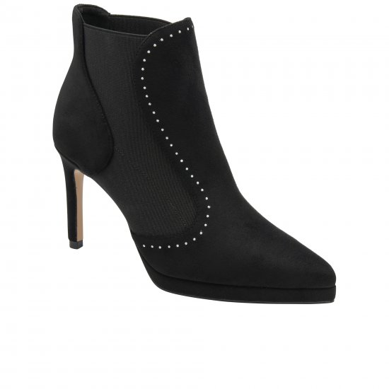 Polla Womens High Heeled Ankle Boots