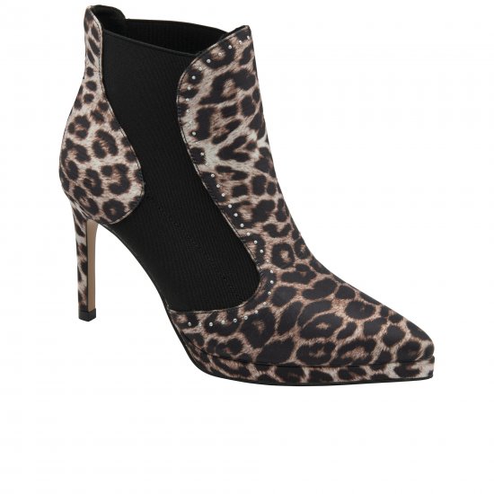 Polla Womens High Heeled Ankle Boots