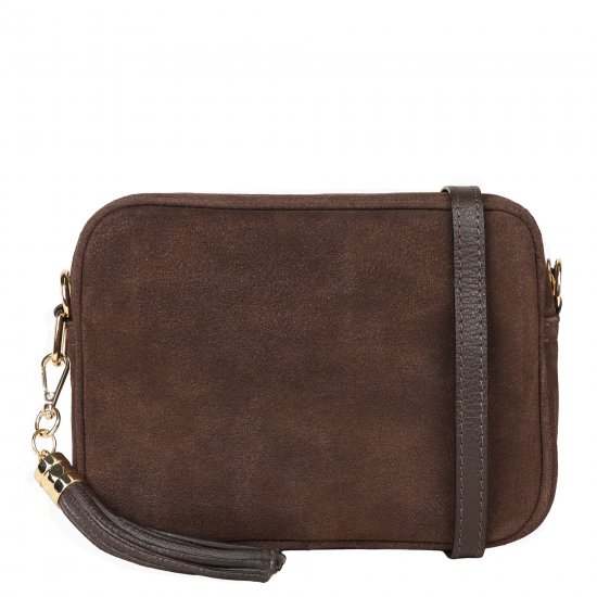 Crossbody Suede Messenger Bag