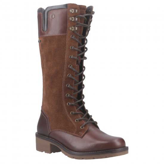 Skye Womens Long Lace Up Boots