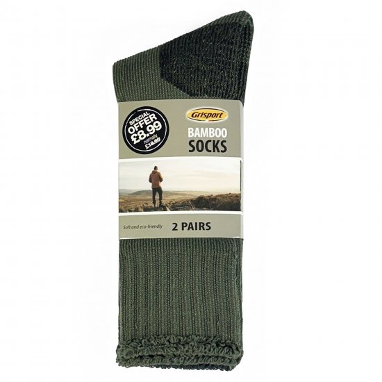 Bamboo 2 Pack Mens Socks - Comfortable Essentials