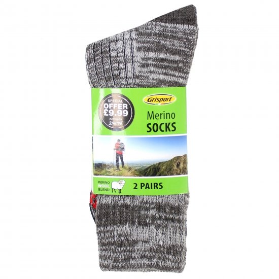Merino Wool 2 Pack Socks for Men