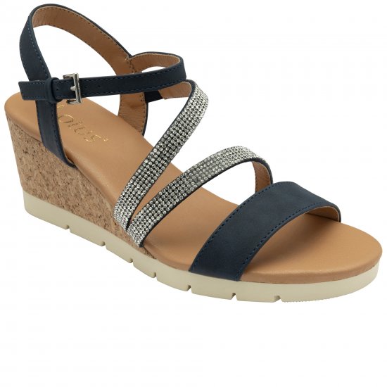Goldie Womens Wedge Sandals