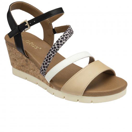 Kitty Womens Wedge Sandals