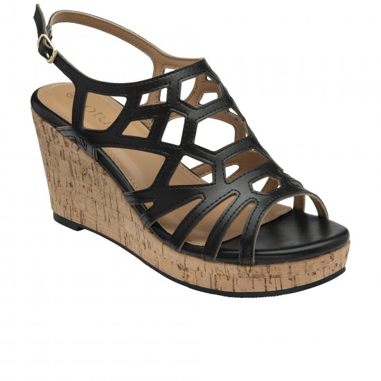 Rhi Womens Wedge Sandals