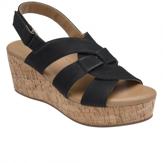 Thora Womens Wedge Sandals