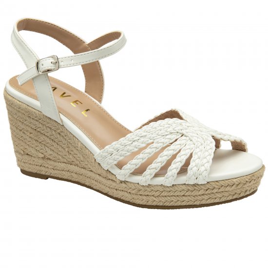 Grundy Womens Wedge Sandals