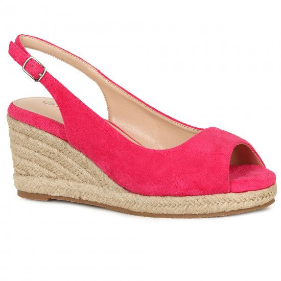 Pia Womens Wedge Heel Espadrille Sandals