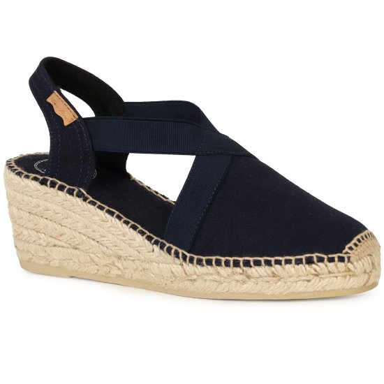 Ter Womens Wedge Heeled Espadrilles