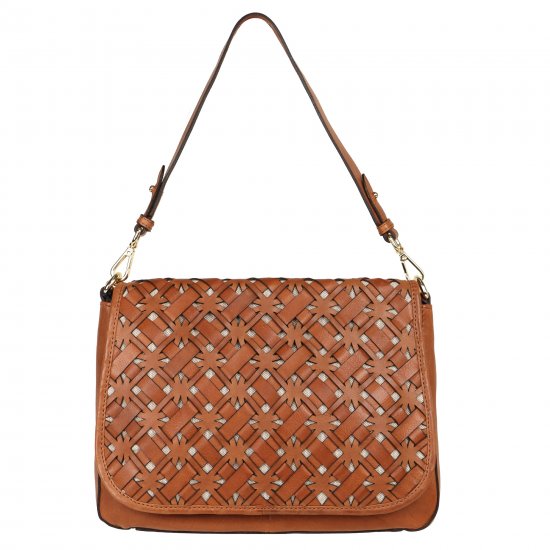 Caserta Woven Shoulder Bag